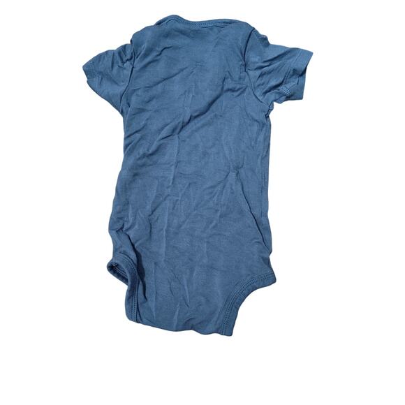 Kyte Baby Matching Bodysuit & Drool Square Slate Blue 0-3 Months Unisex - Picture 7 of 7